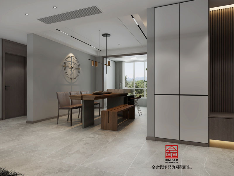 榮盛城140平米簡約風格裝修設計案例