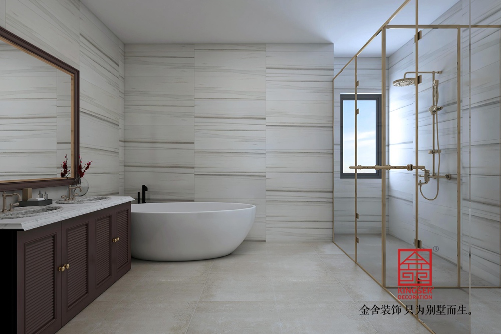 利航棠樾府265平米現代輕奢風格裝修-衛生間