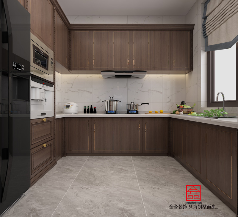 大者聯(lián)排別墅-混搭-廚房設(shè)計效果圖