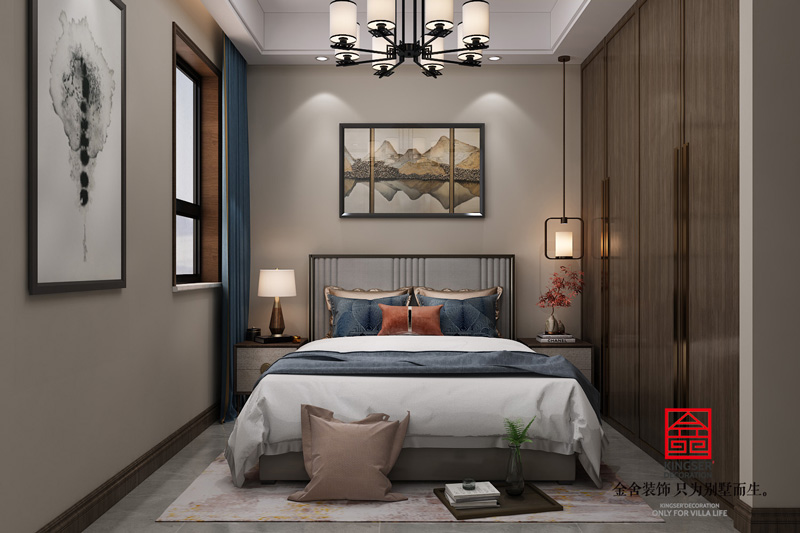 大者聯(lián)排別墅-混搭-次臥設(shè)計效果圖