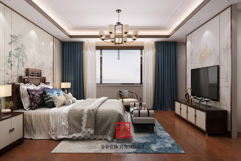 大者聯(lián)排別墅-混搭-臥室設(shè)計效果圖