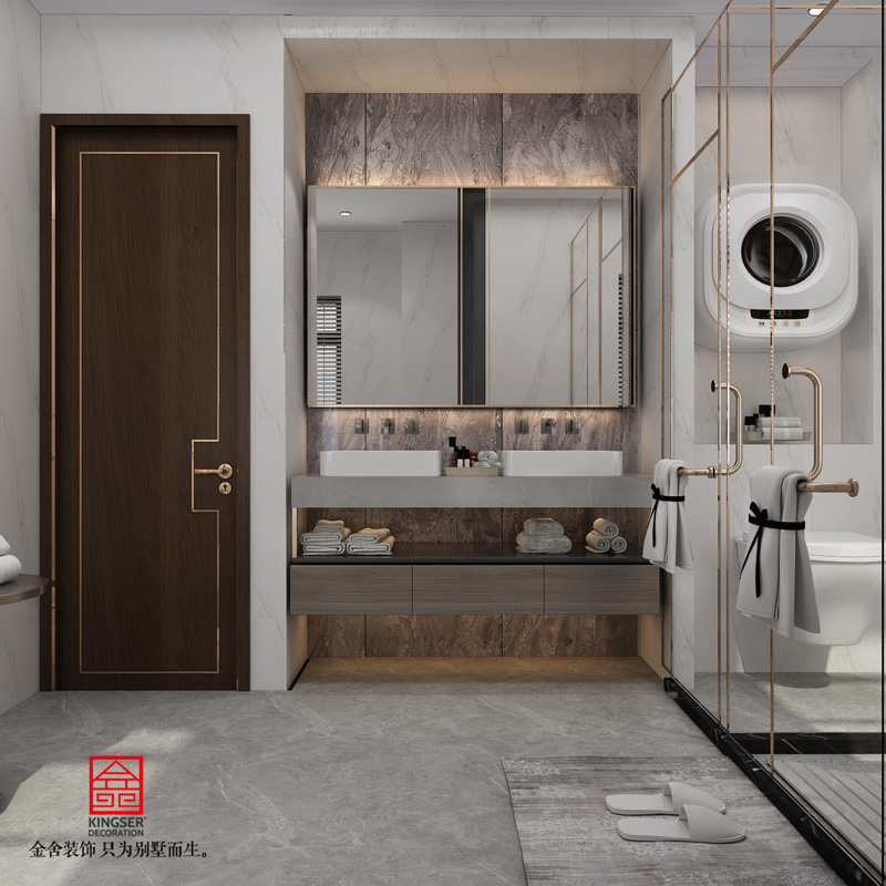 大者聯(lián)排別墅-混搭-洗手池設(shè)計效果圖