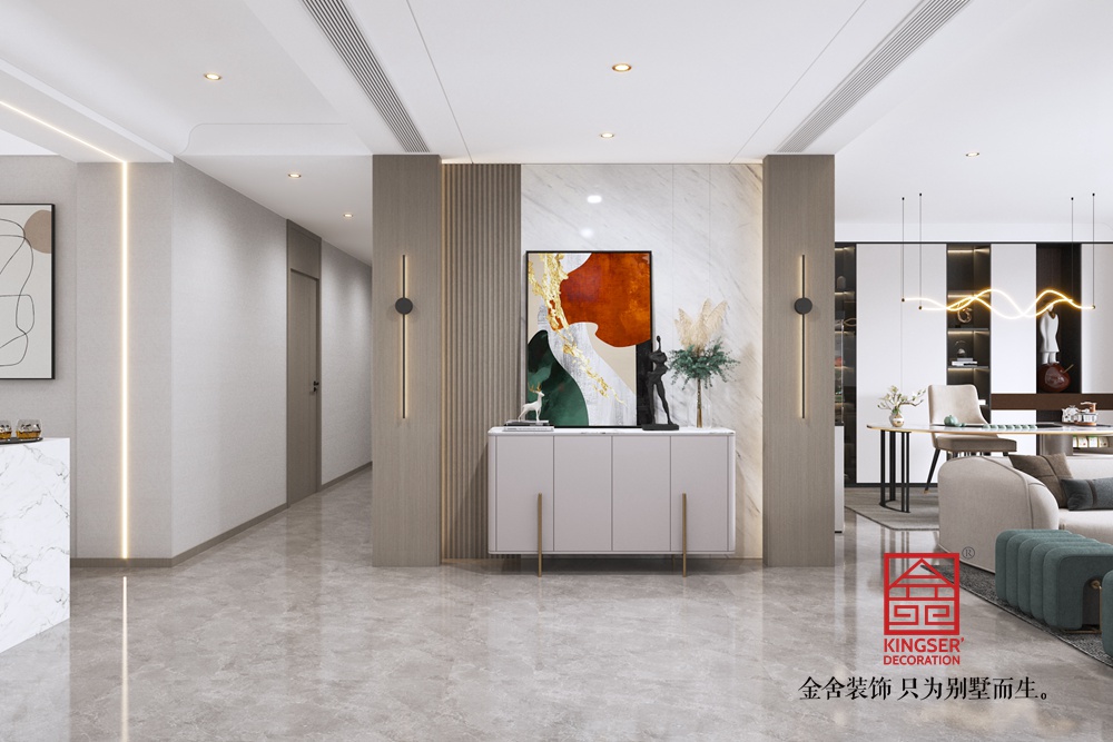 錦江府188平米現(xiàn)代風(fēng)格裝修-玄關(guān)