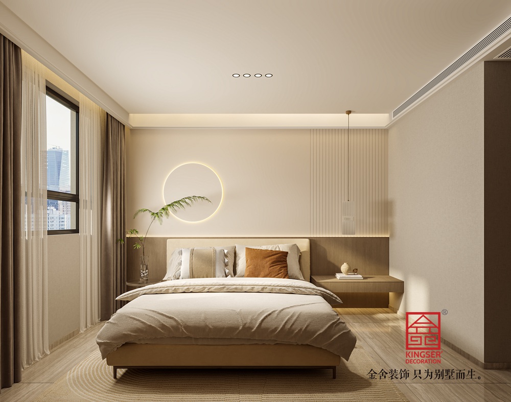 國仕山151平米現代簡約風格裝修-臥室