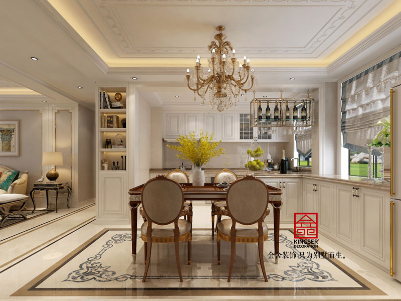 東南智匯城四室兩廳歐式風格裝修效果圖