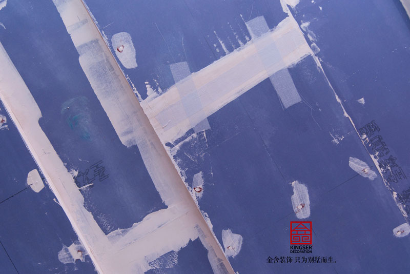 中冶德賢公館150平米裝修施工現場