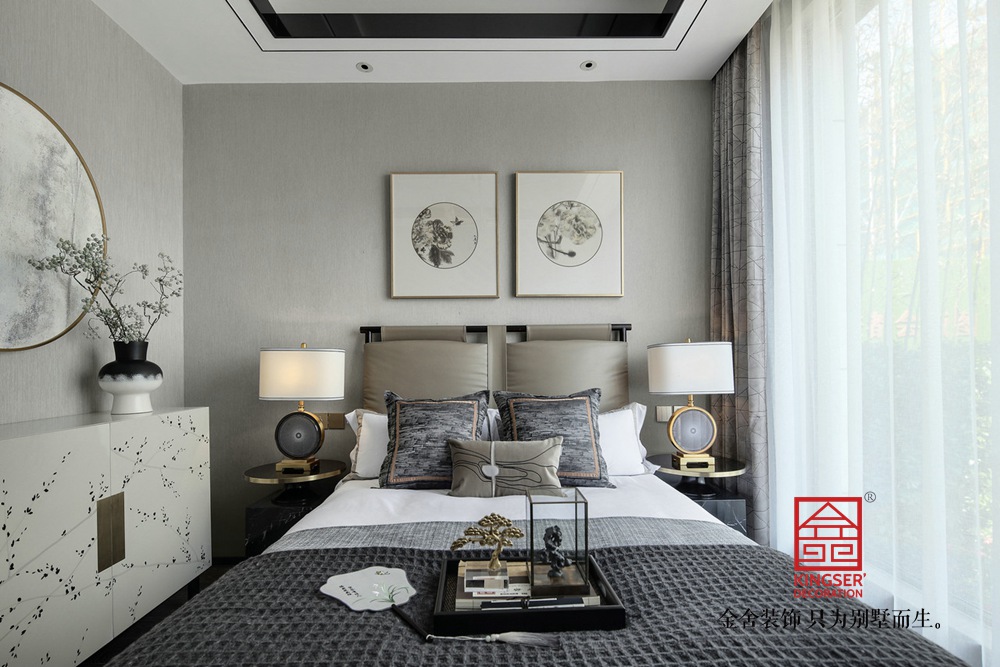大者300平米新中式風格裝修-臥室