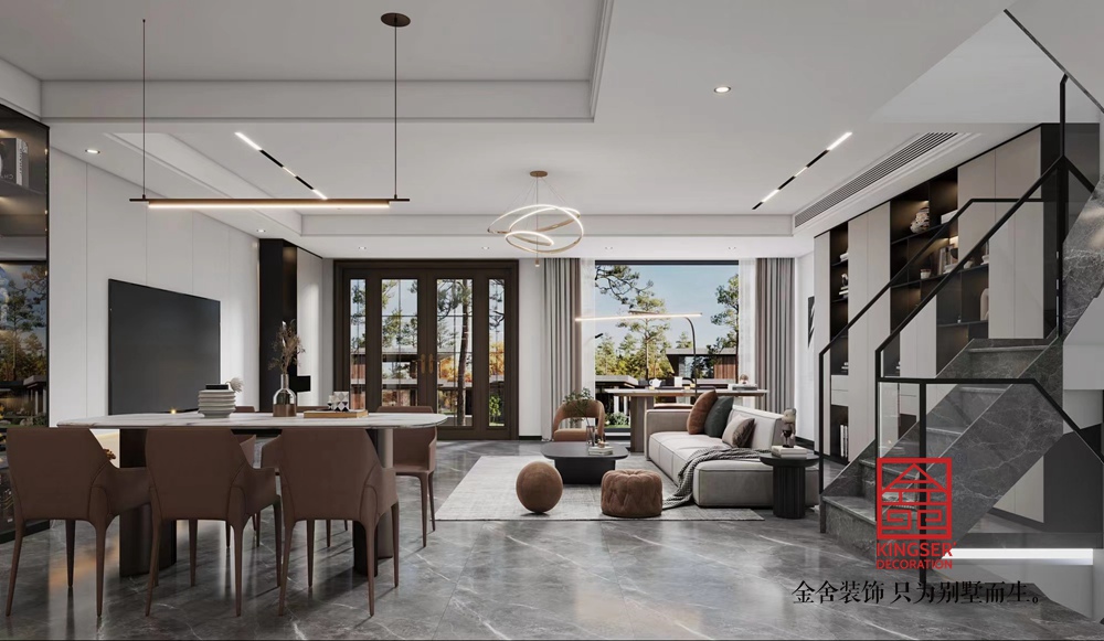 中央云著現代簡約風格裝修-客廳