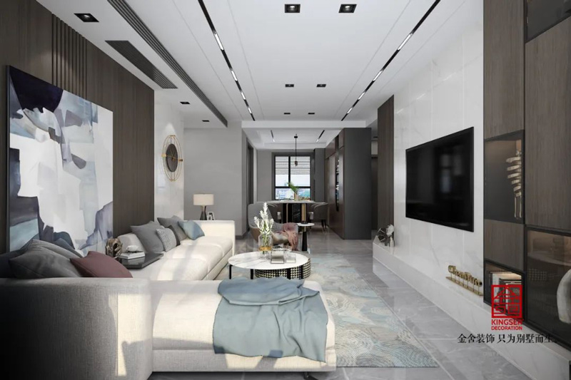 東南智匯城120㎡臺式風格裝修效果圖