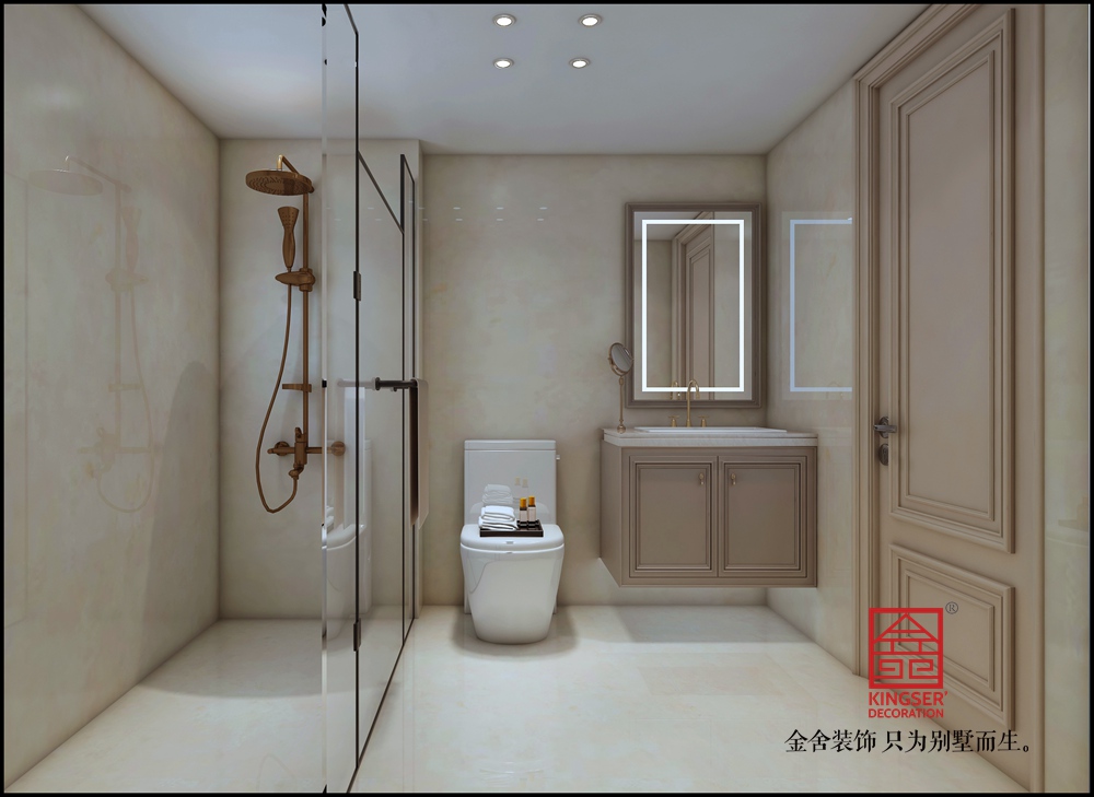 御河上院600平米歐式風格裝修-衛生間