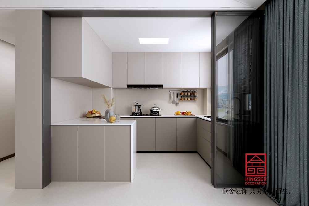 盛邦九號院148平米現代簡約裝修-廚房