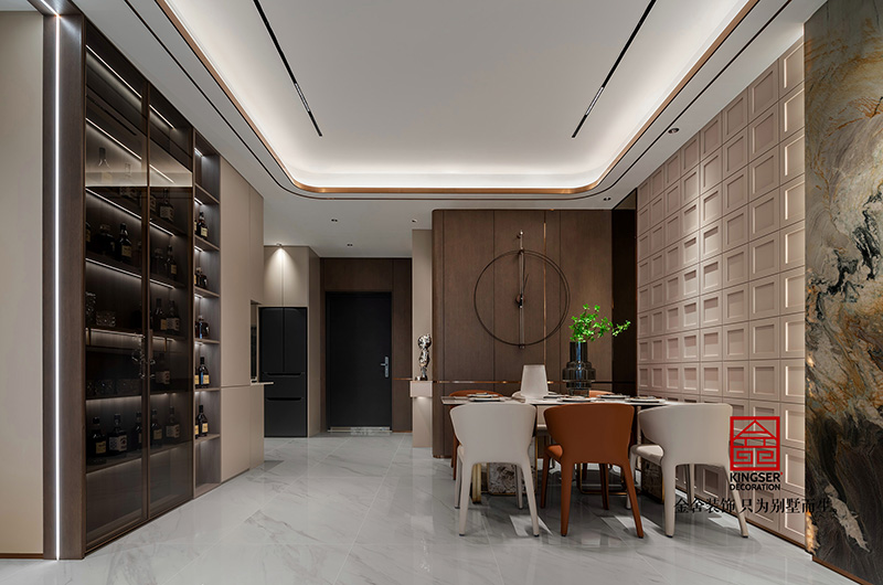 嘉和國際樣板間137㎡現(xiàn)代風格裝修-客廳