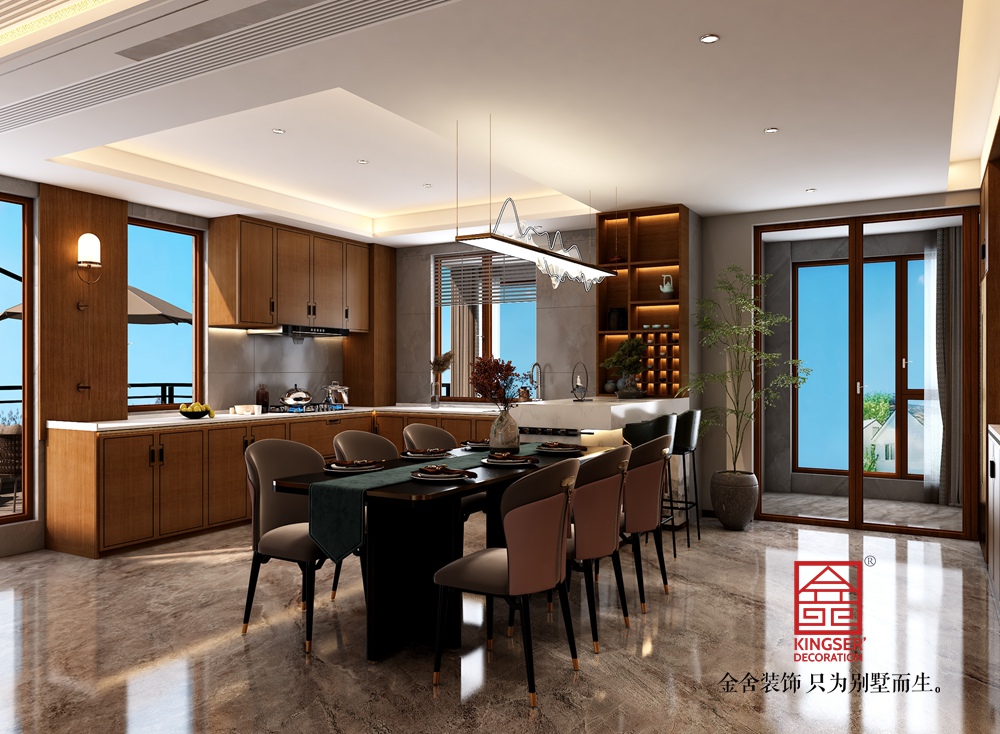 瑞凝府185平米新中式風格裝修-餐廳