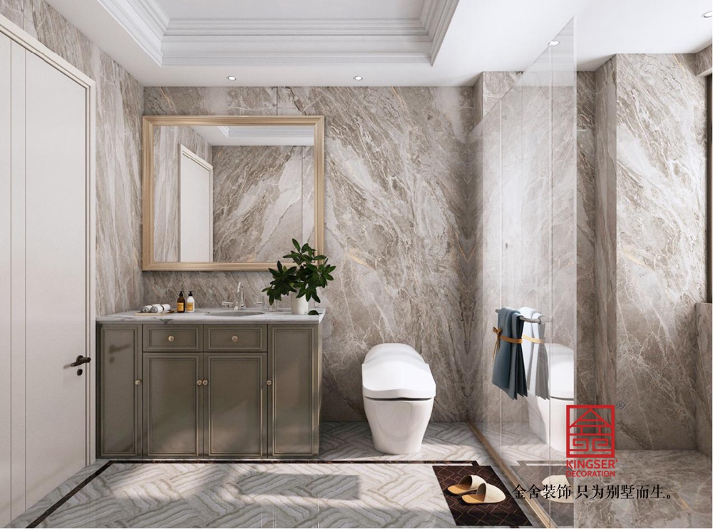 瑞凝府185平米歐式風格裝修-衛(wèi)生間