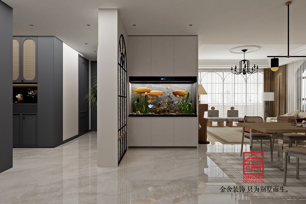 瑞凝府181平米簡歐風格裝修-餐廳