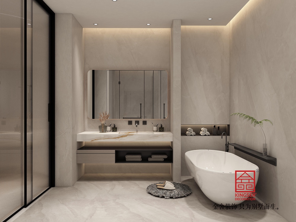 棠樾府265平米現(xiàn)代簡約風(fēng)格裝修-衛(wèi)生間