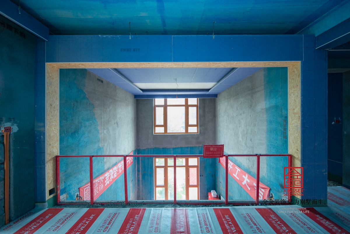 上山間350平木工裝修施工現(xiàn)場