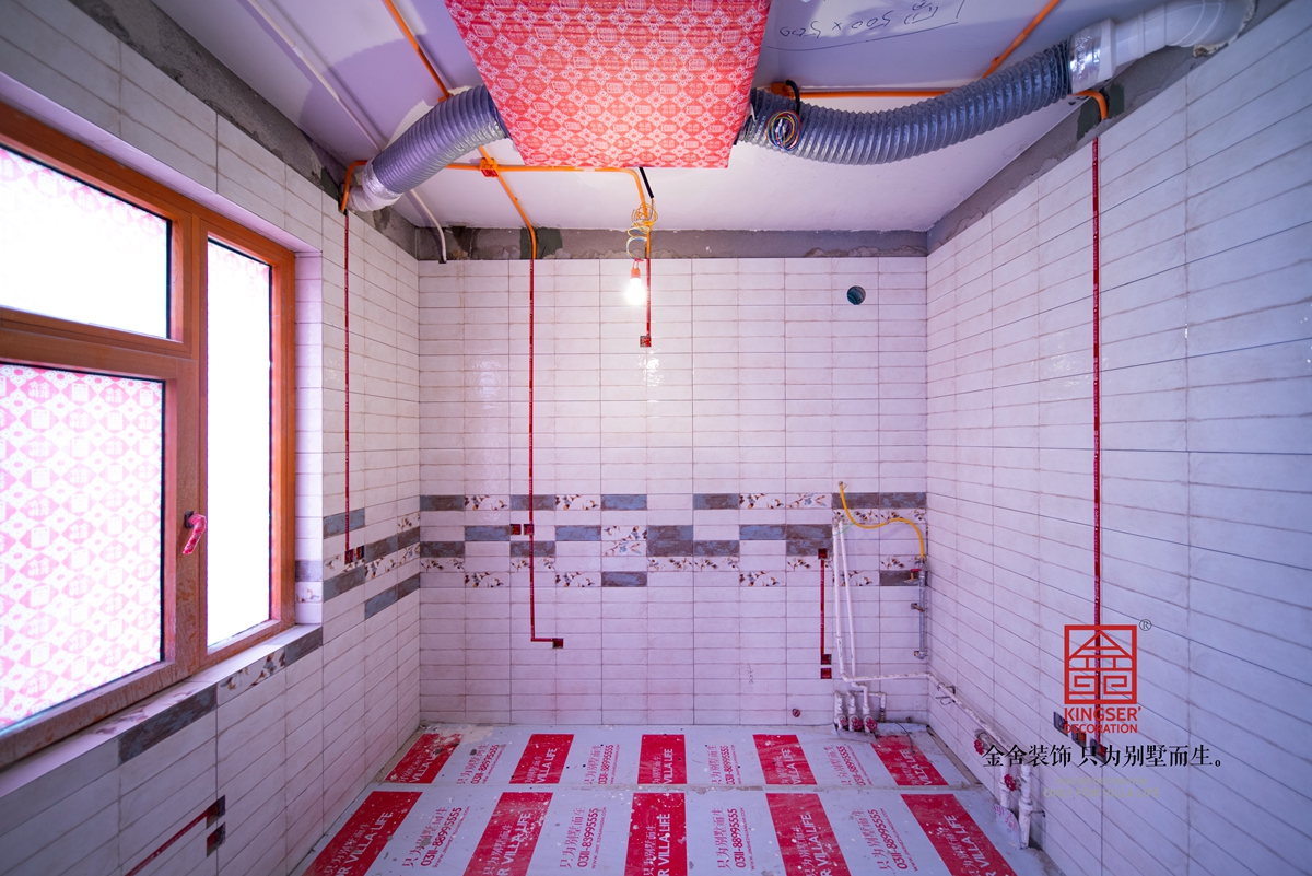 上山間350平木工裝修施工現(xiàn)場