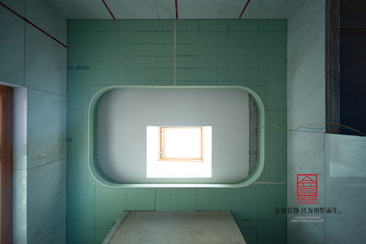 上山間350平木工裝修施工現(xiàn)場