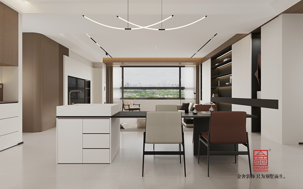 云和賦170平米現代輕奢風格-餐廳