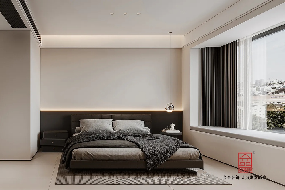 云和賦170平米現代輕奢風格-臥室