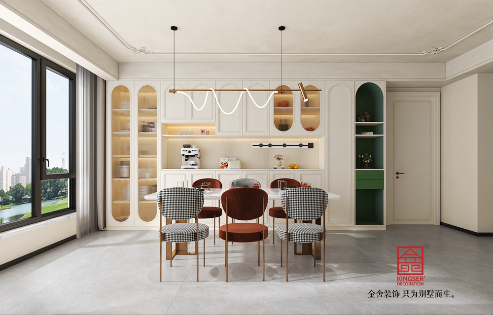 瑞凝府168平米現代輕奢風格裝修-餐廳