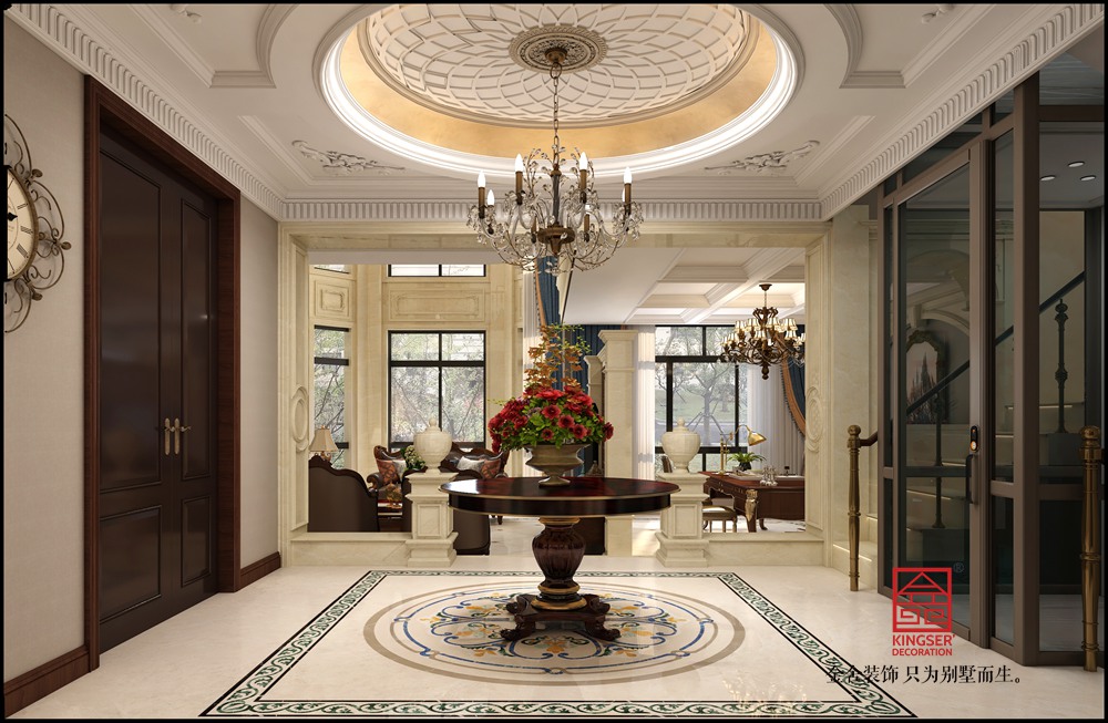 江南新城500平米歐式風格裝修-玄關