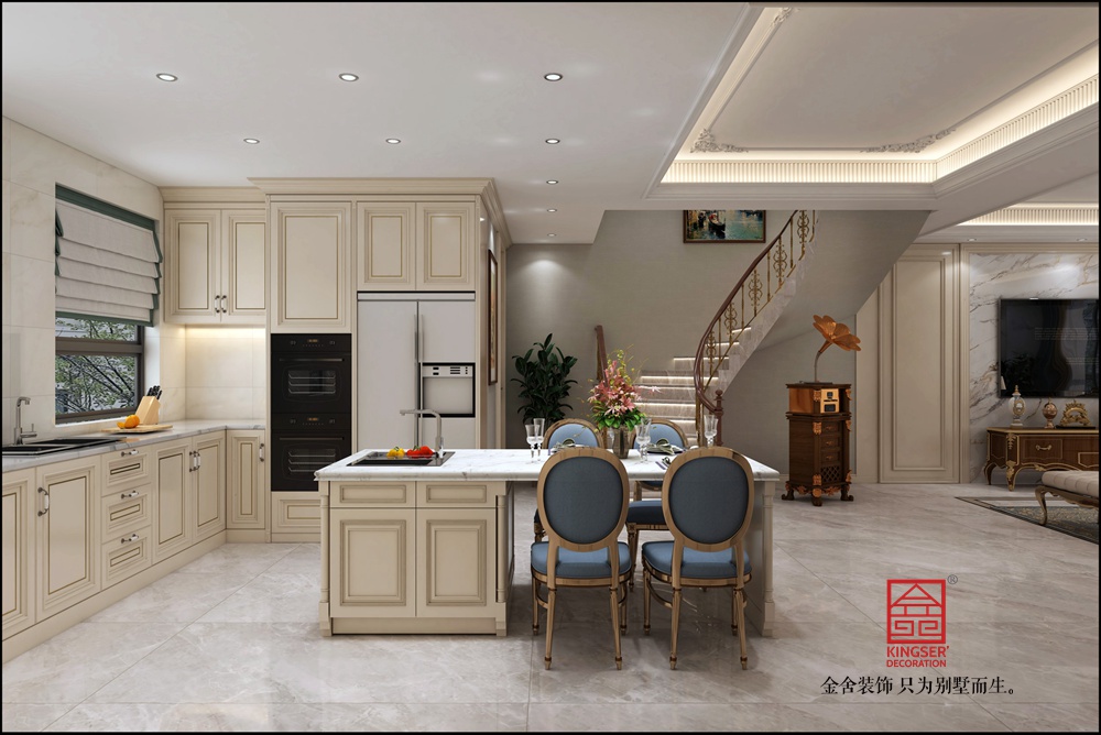 利航棠越府300平米歐式風格裝修-餐廳