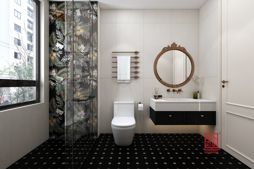 融創時代中心178平米輕奢風格裝修-衛生間