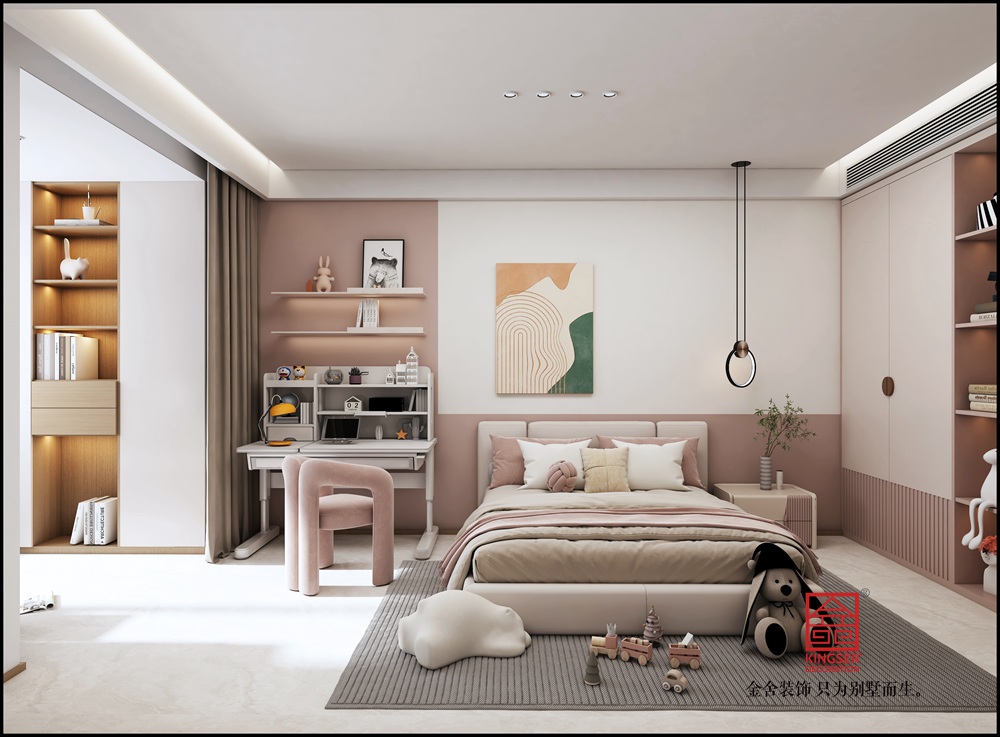 維多利亞228平米現代簡約風格裝修-兒童房