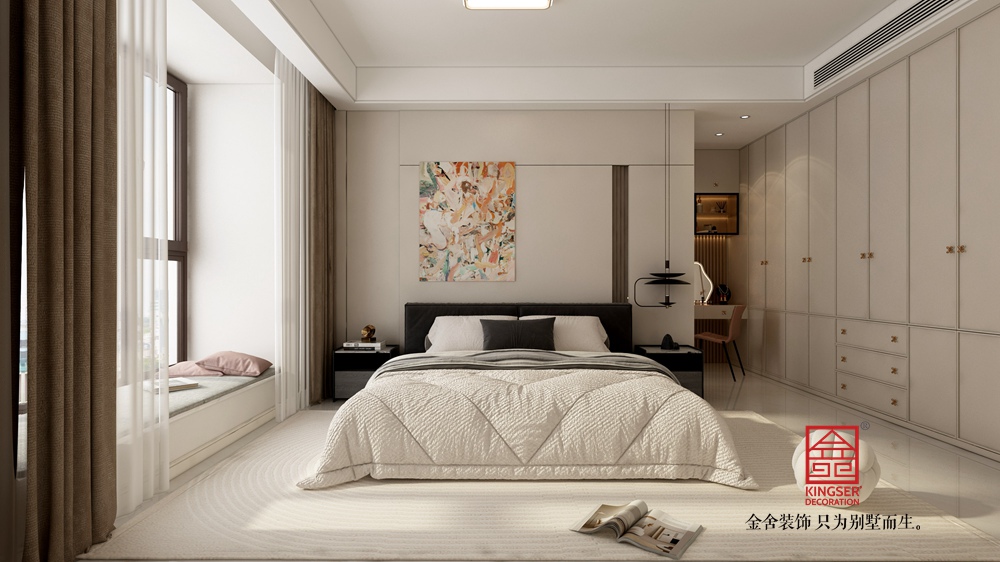 瑞凝府185平米現代簡約裝修-臥室