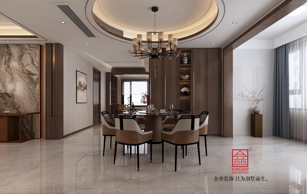榮盛華府202平米中式風格裝修-餐廳