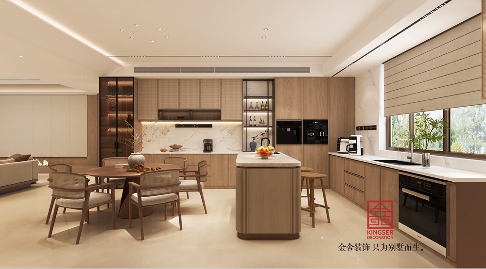 龍湖天奕350平米禪意新中式裝修-餐廳