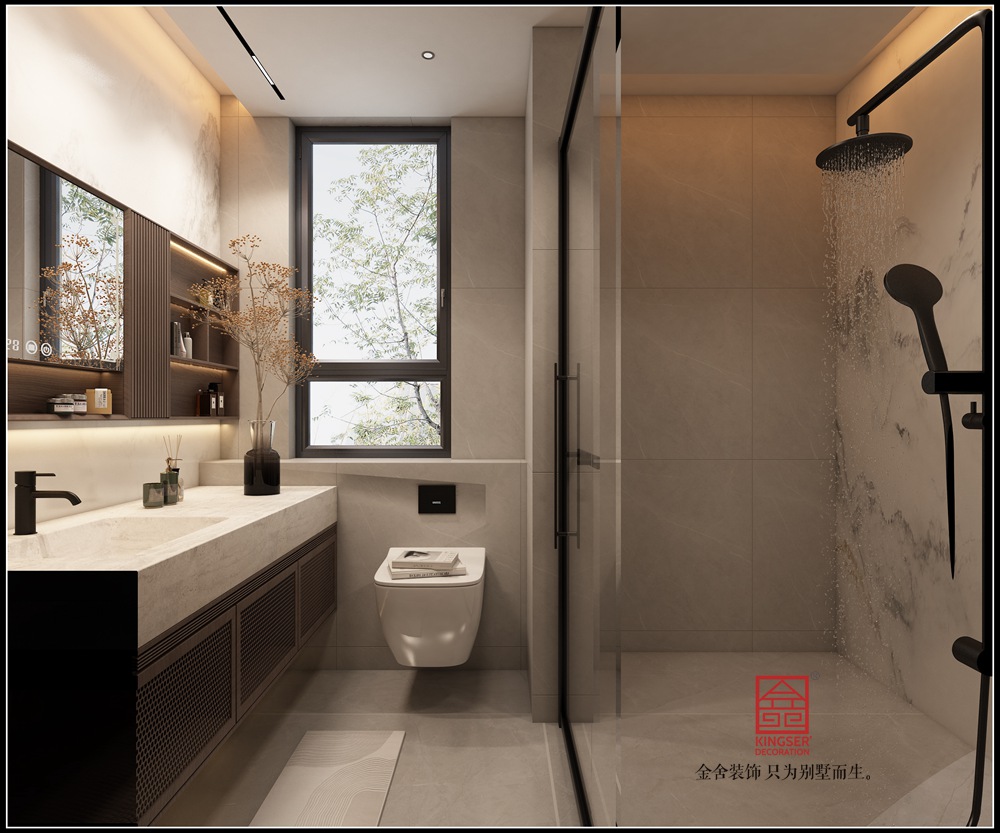 中海峯200平米宋氏美學風格裝修-衛生間