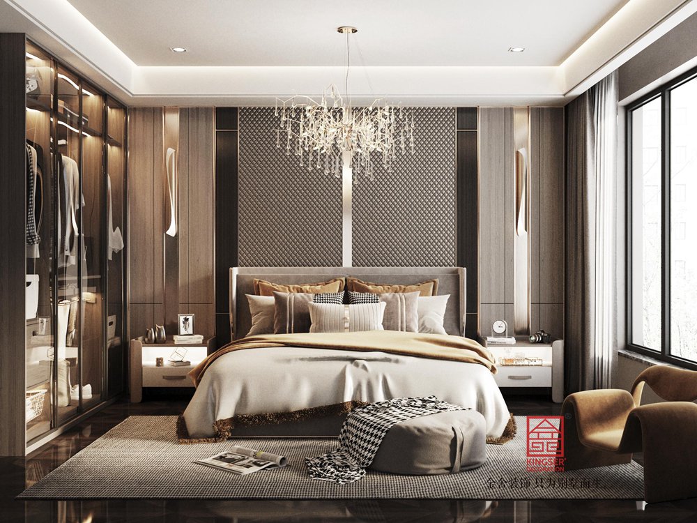 中海峯270平米港式風(fēng)格裝修-臥室