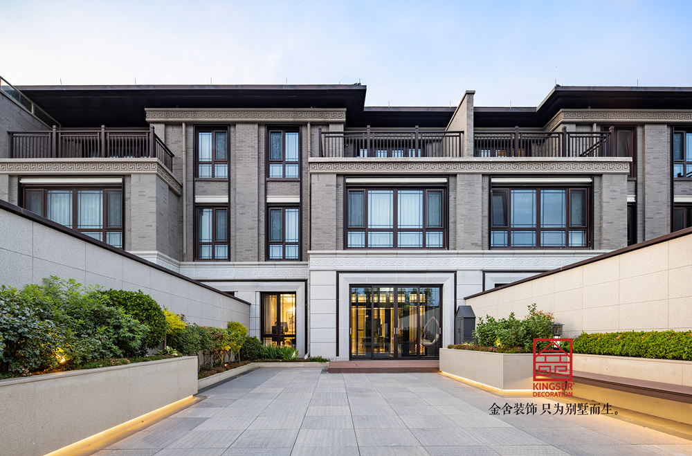 御河上院600平米別墅輕法風(fēng)格裝修-庭院