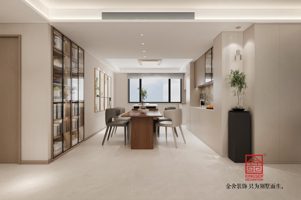 大者安吉200平米現代簡約裝修-餐廳