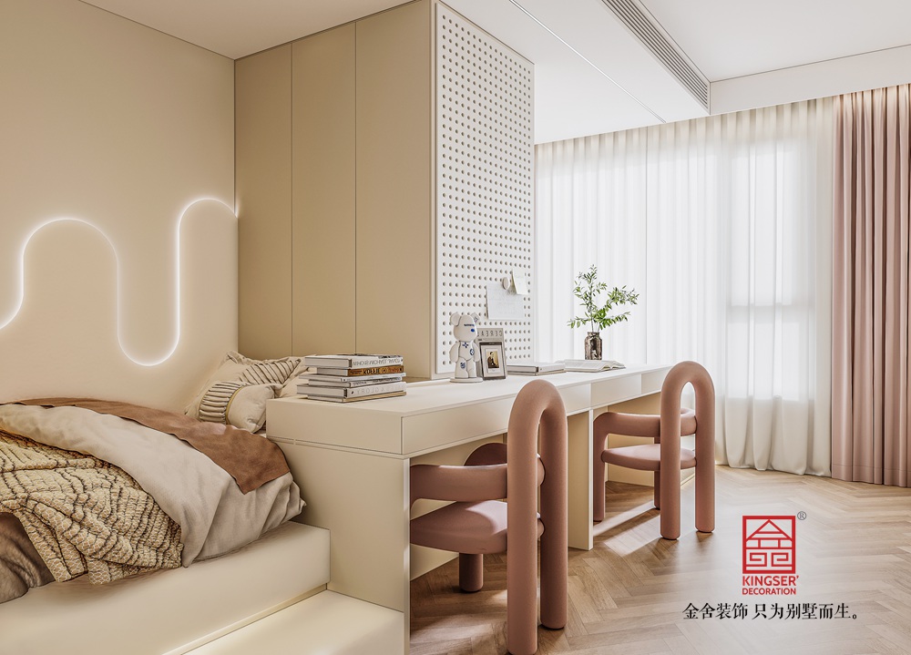 沙河自建別墅現代簡約風格裝修-兒童房