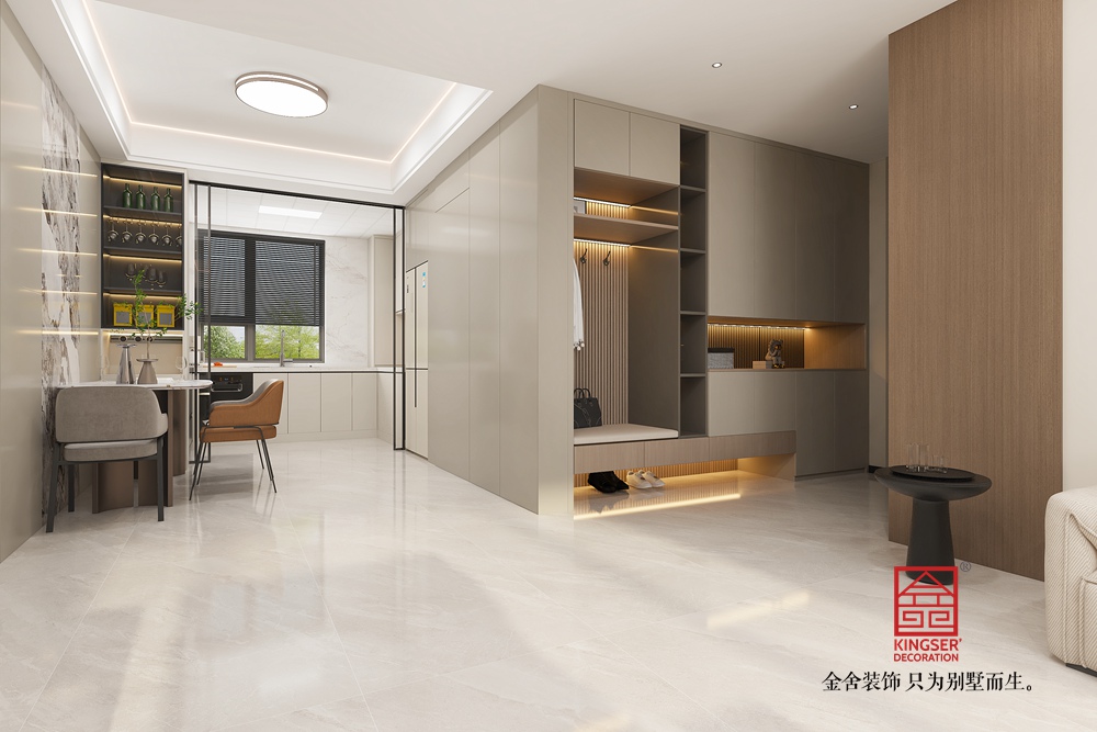 維多利亞135平米現(xiàn)代簡約裝修-餐廳