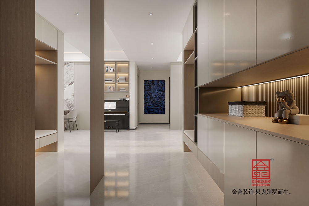 維多利亞135平米現(xiàn)代簡約裝修-玄關