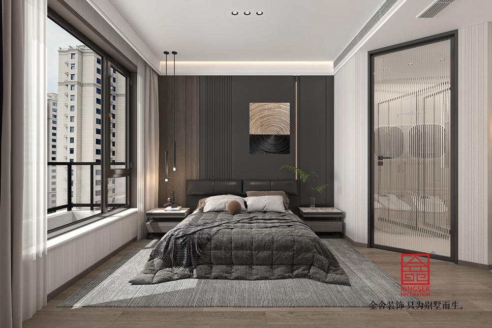 綠城城園230平米意式風(fēng)格裝修-臥室