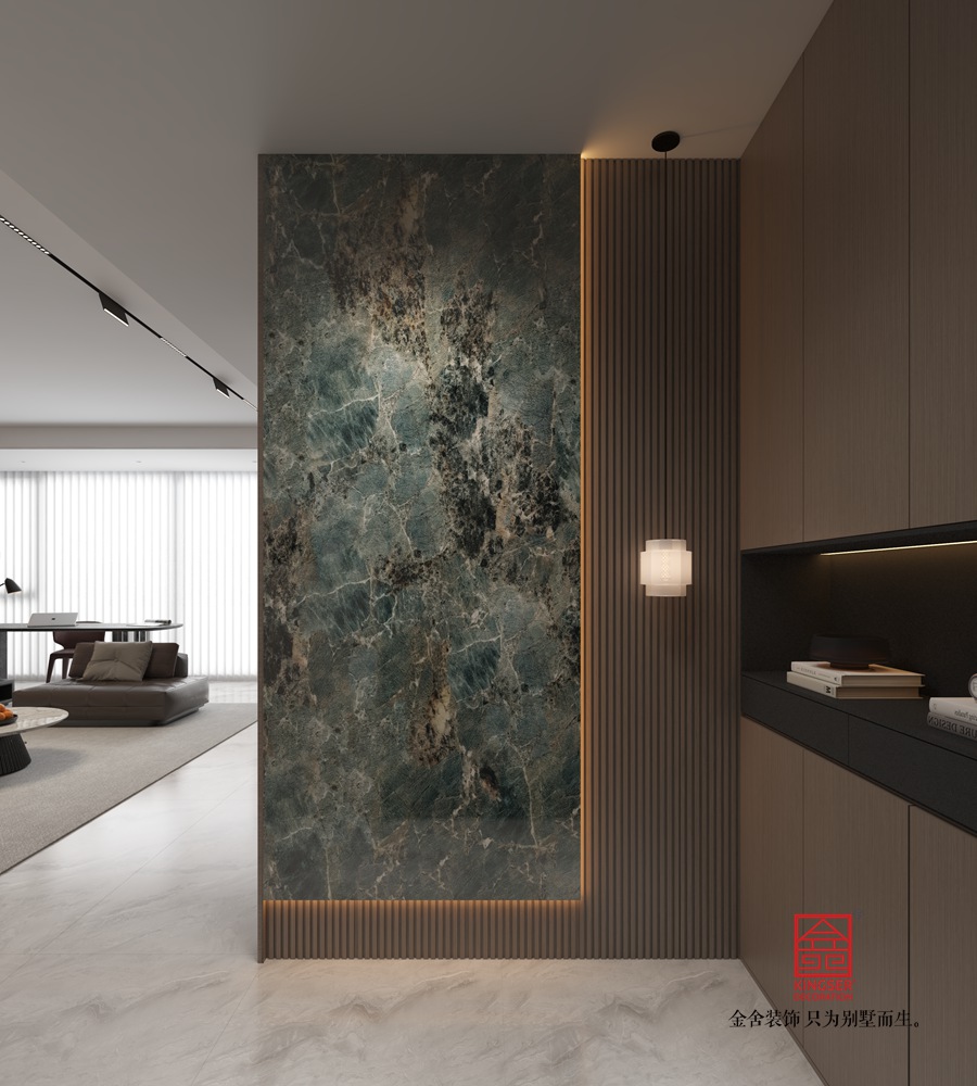 云和賦180平米意式輕奢風格裝修-玄關