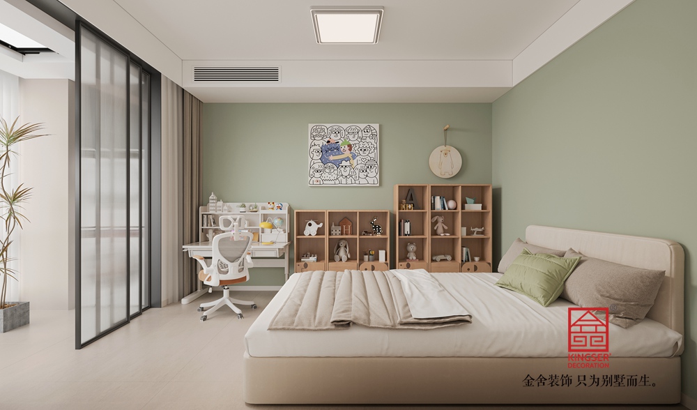 云歌朗樾129平米現(xiàn)代簡(jiǎn)約風(fēng)格裝修-臥室